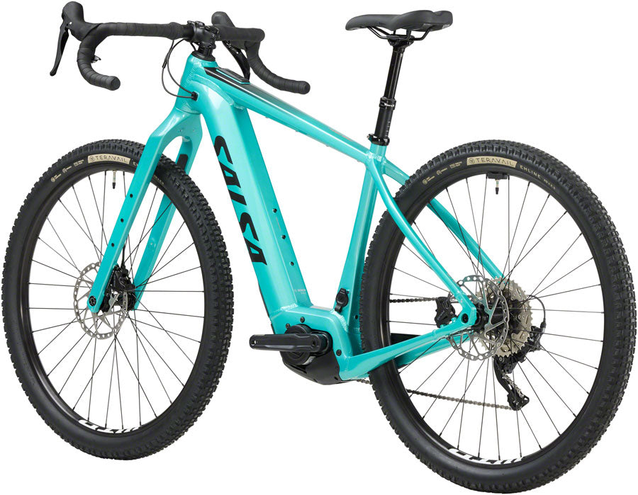 Salsa Tributary GRX 600 Ebike - 29, Aluminum, Teal, Small Sale Low Shipping Fee