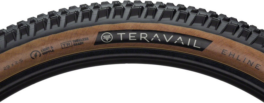 Teravail Ehline Tire - 29 x 2.5, Tubeless, Folding, Tan, Durable, Fast Compound Find Great For Sale