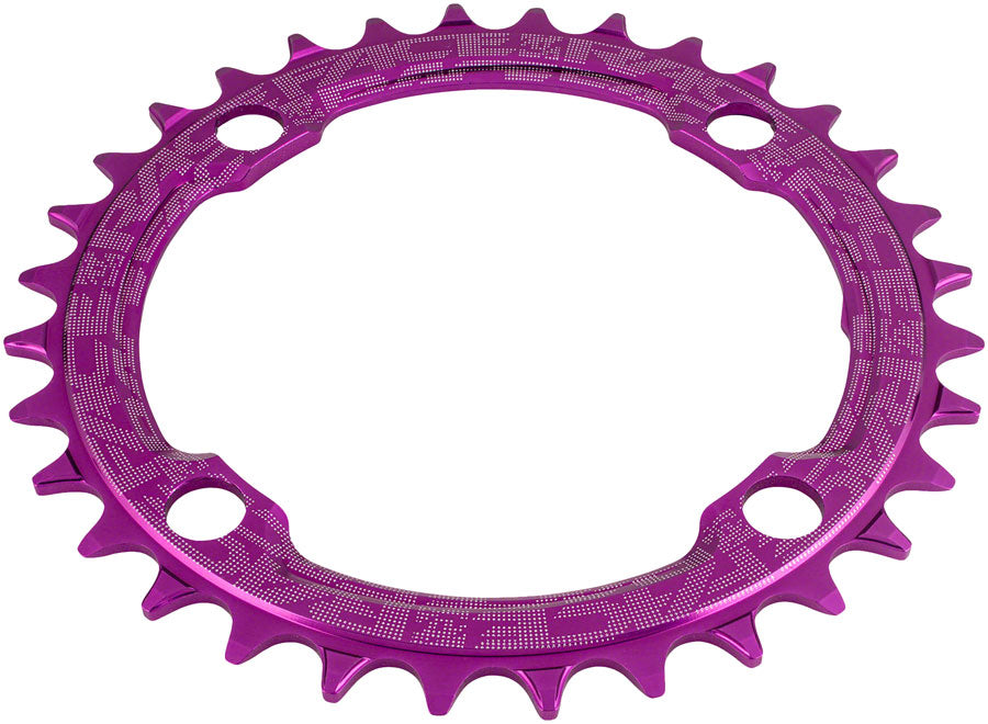 RaceFace 1x Narrow Wide Chainring - 32t, 104 BCD, 10-12 Speed, 7075 Aluminum, Purple Outlet 2025 Newest