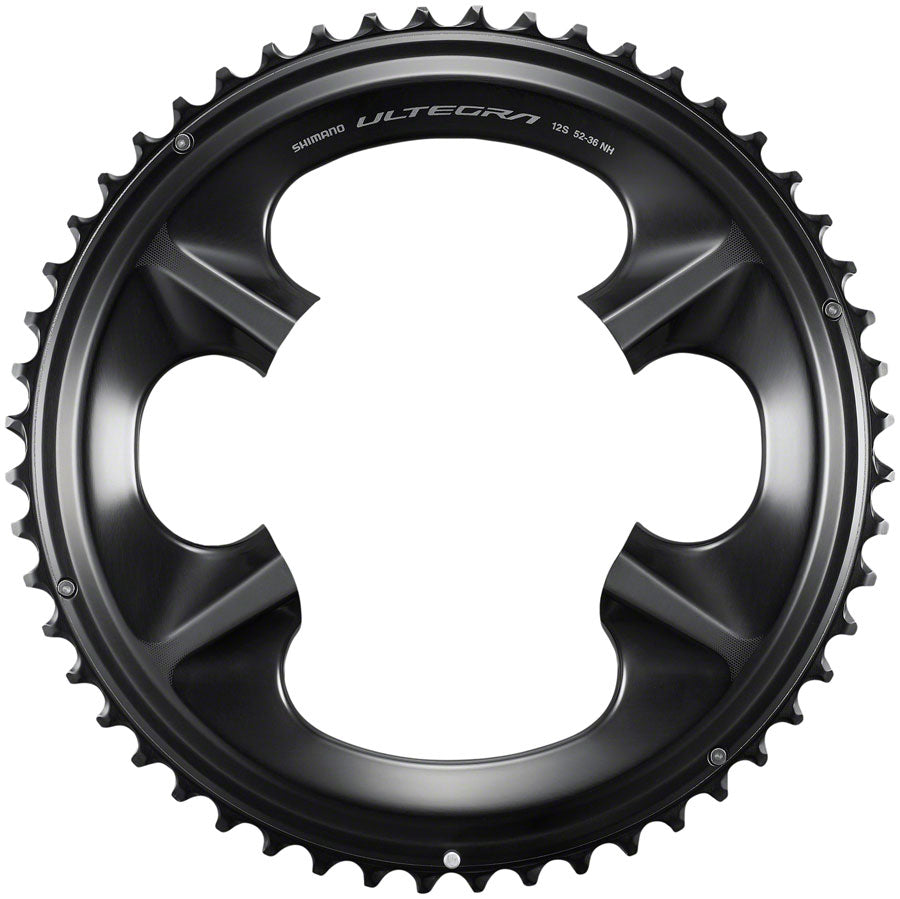 Shimano Ultegra FC-R8100 12-Speed Chainring - 52t, Asymmetric 110 BCD, Black, NH 100% Authentic Sale Online