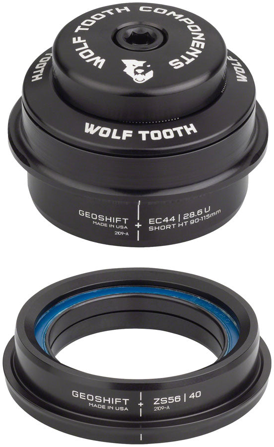 Wolf Tooth GeoShift Performance Angle Headset - 2 Deg, Short, EC44/ZS56, Black Footlocker Finishline Sale Online