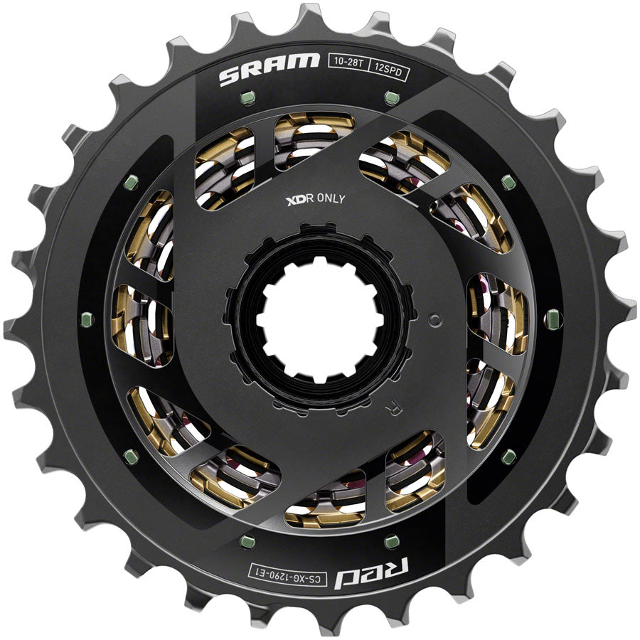 SRAM RED XG-1290 Cassette - 12-Speed, 10-28t, For XDR Driver Body, Rainbow, E1 Cheap Sale Purchase