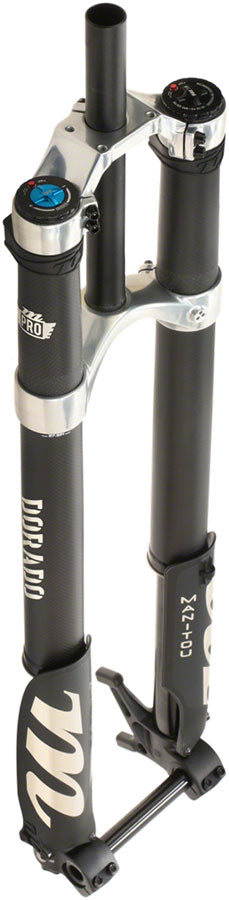 Manitou Dorado Pro Suspension Fork - 29, 203 mm, 20 x 110 mm, 57 mm Offset, Straight Steerer, Black/Carbon, Gen 2 With Credit Card