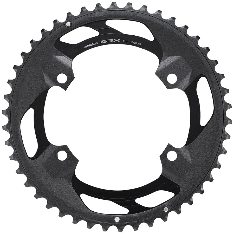 Shimano FC-RX600-11 Chainring - 46t, 110 BCD, For 2x11, Black With Mastercard Online