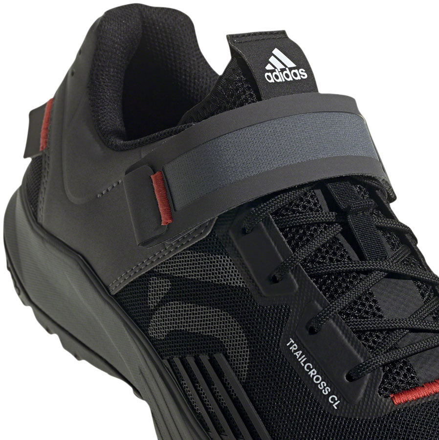 Five Ten Trailcross Mountain Clipless Shoes - Men's, Core Black/Gray Three/Red, 10.5