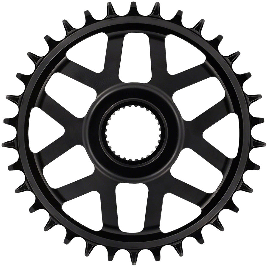 e*thirteen Helix Race e*spec  Chainring - Bosch SX / Gen4 CX Direct Mount, 15mm Offset, 34T, 11/12 Speed, Black Tumblr Sale Online