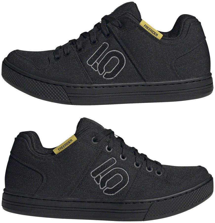 Five Ten Freerider Canvas Flat Shoes - Men's, Core Black/Dgh Solid Gray/Gray Five, 13