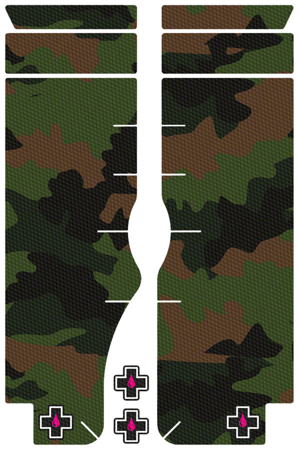 Muc-Off Fork Protection Kit - 8-Piece Kit, Camo With Paypal