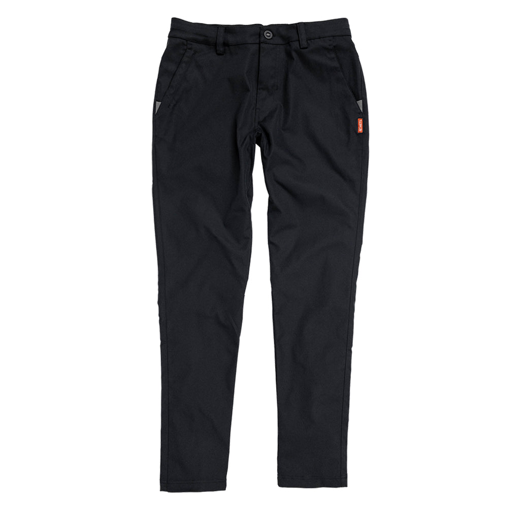 KETL Mtn Tomfoolery Travel Pants 32 Inseam: Stretchy, Packable, Casual Chino Style W/ Zipper Pockets - Black Men's