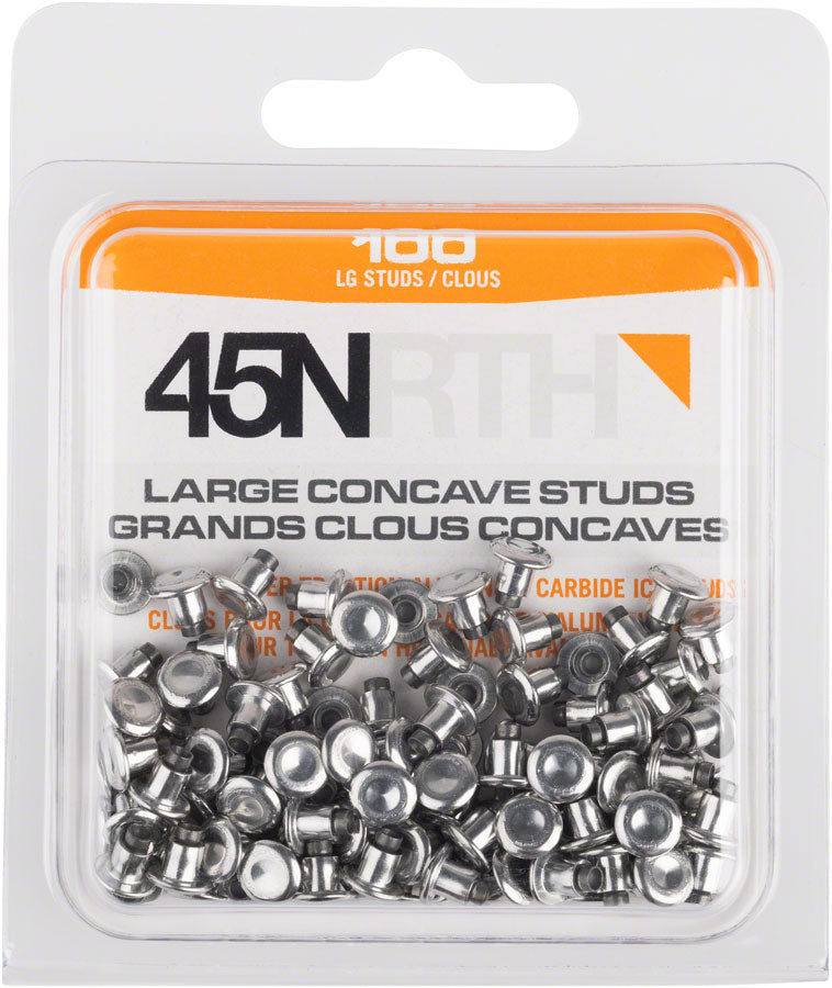 45NRTH Large Concave Carbide Aluminum Tire Studs - 100 Pack Outlet Classic