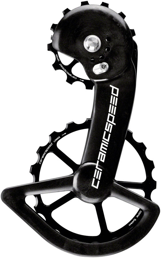 CeramicSpeed OSPW X Pulley Wheel System for Shimano GRX RX820 2x12 - Coated Races, Aluminum Pulley, Carbon Cage, Black For Sale Sale Online