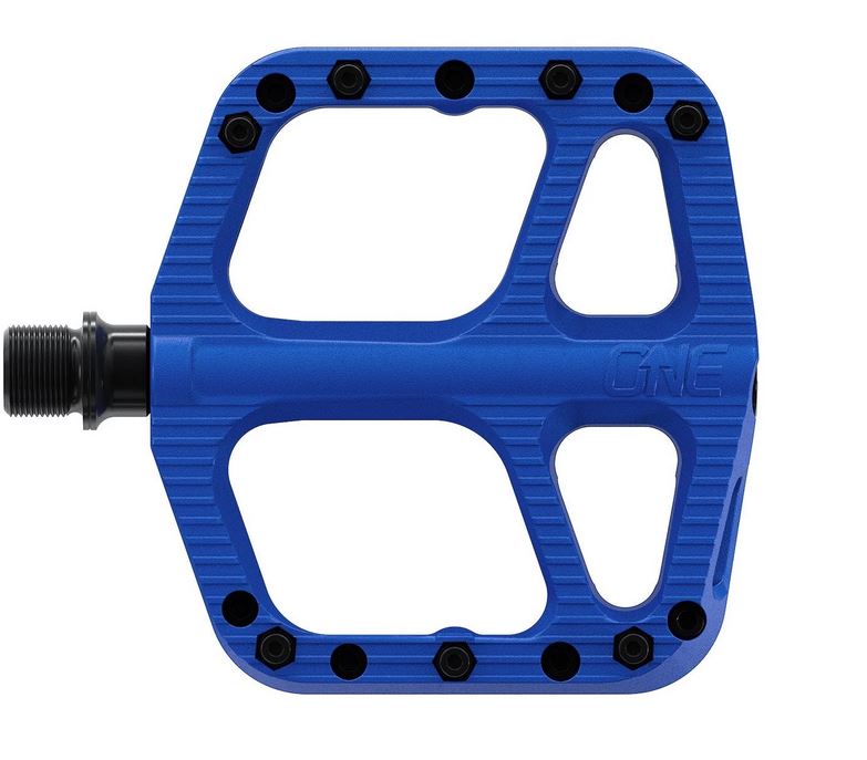 OneUp Components Small Comp Platform Pedals, Blue Outlet Hot Sale