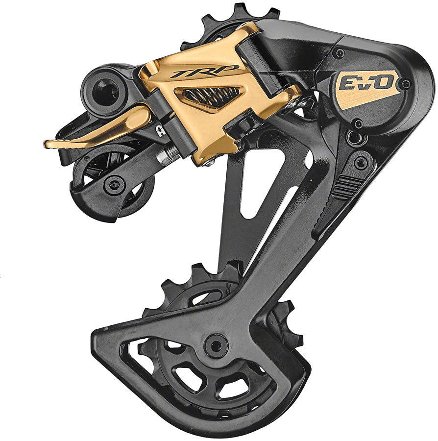 TRP RD-M9050-L EVO12 Rear Derailleur - 12-Speed, Long Cage, 52t Max, Clutched, Carbon Outer Cage, Black/Gold Free Shipping Cheap Online