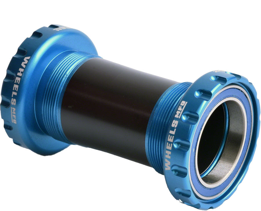 Wheels Manufacturing BSA 30 Bottom Bracket - English (BSA) Frame Interface, ABEC-3 Bearings, For 30mm Spindle, Teal Buy Cheap 2025
