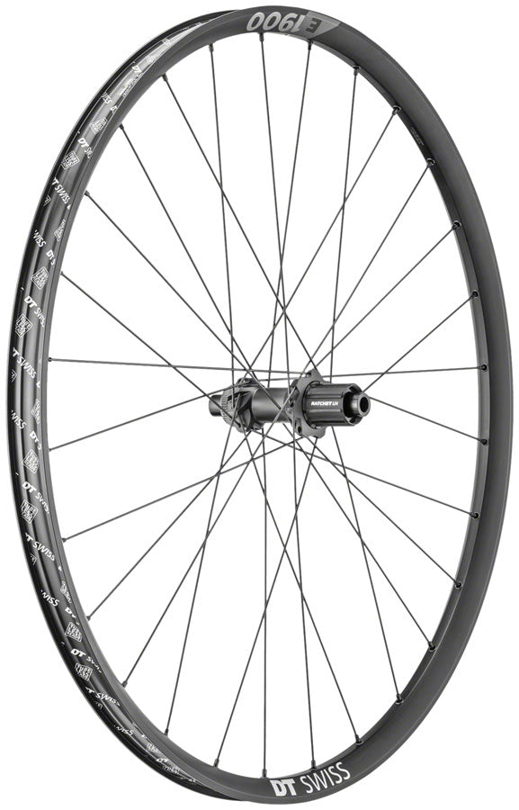 DT Swiss E 1900 Spline 30 Rear Wheel - 27.5, 12 x 148mm, Center-Lock, HG 11 MTN, Black Cheap Sale New