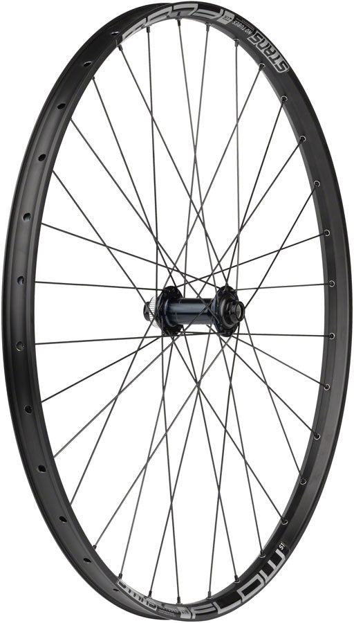 Quality Wheels Shimano SLX / Stan's Flow S1 Front Wheel - 29, 15 x 110mm, Center-Lock, Black