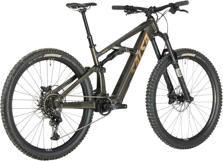 Salsa Moraine Cues 10 Ebike - 29, Aluminum, Coffee Black, Large Cheap Supply