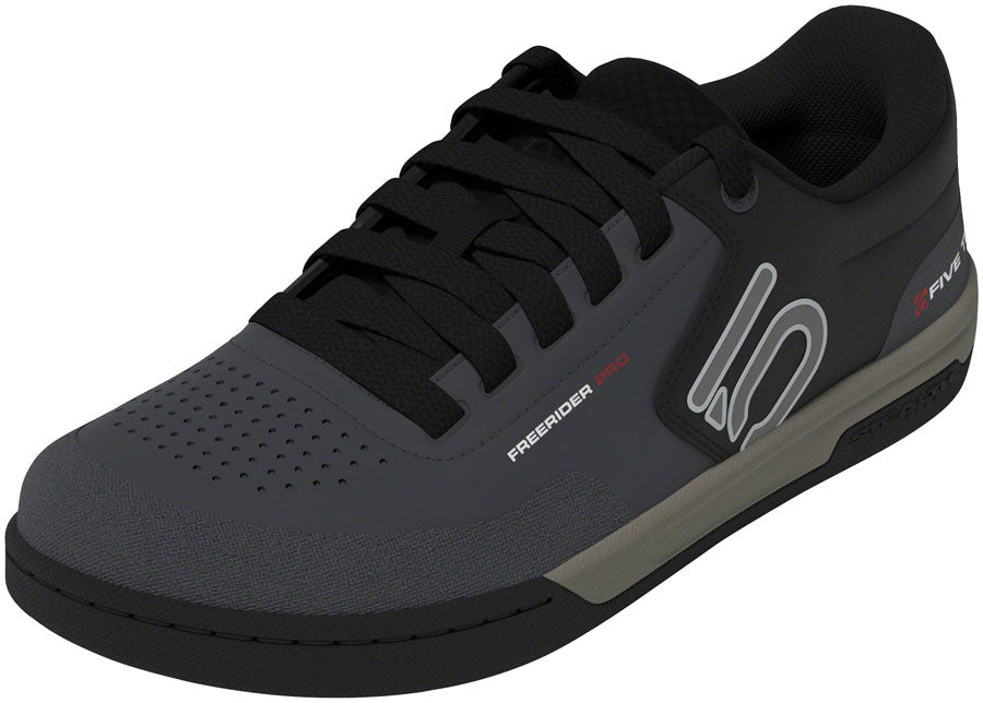 Five Ten Freerider Pro Flat Shoes - Men's, Gray Six/Silver Pebble/Core Black, 10.5