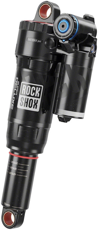 RockShox Super Deluxe Ultimate RC2T Rear Shock - 210 x 52.5 mm, Linear Air, 0 Neg/2 Pos Token, Reb 55 / Comp 30, L/O4, High Quality For Sale