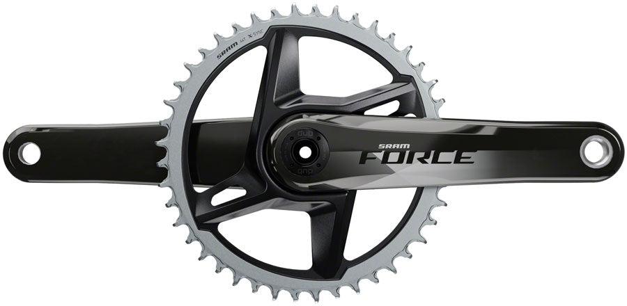 SRAM Force 1 AXS Wide Crankset - 175mm, 12-Speed, 40t, 8-Bolt Direct Mount, DUB Spindle Interface, Gloss Natural Carbon, Discount Brand New Unisex