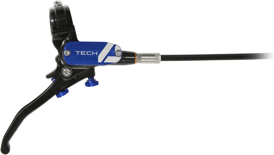 Hope Tech 4 E4 Disc Brake and Lever Set - Rear, Hydraulic, Post Mount, Blue Cheap Sale Amazing Pice