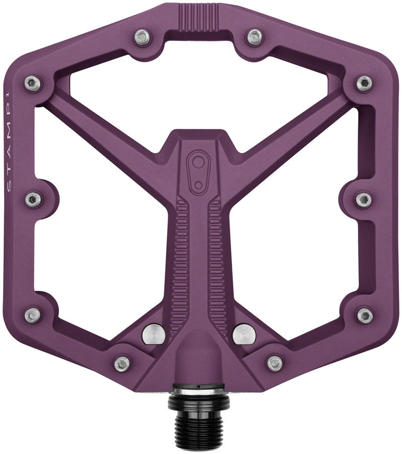 Crankbrothers Stamp 1 Gen 2 Pedals - Platform, Composite, 9/16, Purple, Large Cheap Best