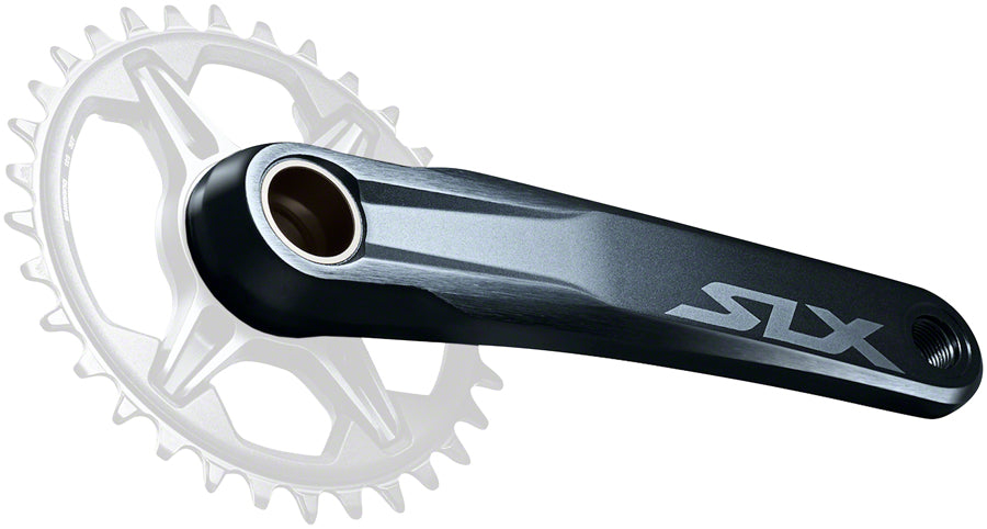 Shimano SLX FC-M7100-1 Crankset - 175mm, 12-Speed, 1x, Direct Mount, Hollowtech II Spindle Interface, Black Store Sale