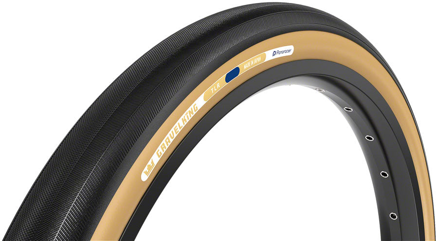 Panaracer GravelKing Slick Tire - 650b x 42 / 27.5 x 1.75, Tubeless, Folding, Black/Brown Outlet Big Discount