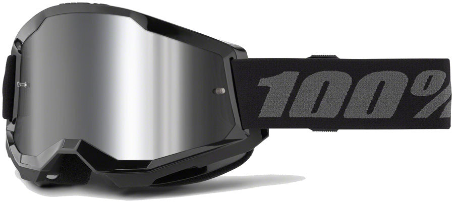 100% Strata 2 Goggles - Black/Mirror Buy Cheap Pice