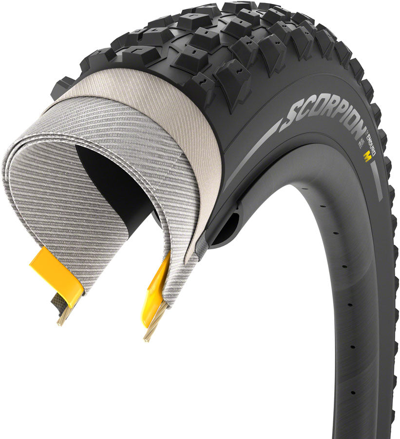 Pirelli Scorpion Enduro M Tire - 29 x 2.4, Tubeless, Folding, Black, ProWall, SmartGrip Gravity Cheap With Credit Card