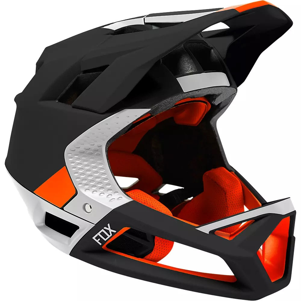 Fox Racing Proframe Blocked Full-Face Helmet - Black/Red/White, X-Large Clearance High Quality