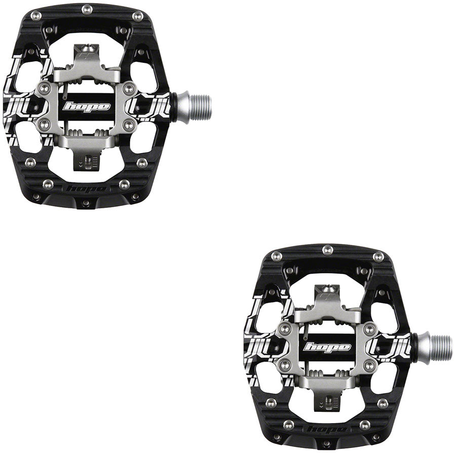 Hope Union GC Pedals - Dual Sided Clipless with Platform, 9/16, Black Sale Finishline