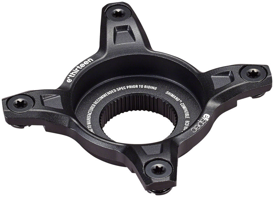 e*thirteen e*spec 104BCD Aluminum Direct Mount Spider - 104BCD, 55mm CL, Incl. Bolts, Shimano EP8, Black Lowest Pice