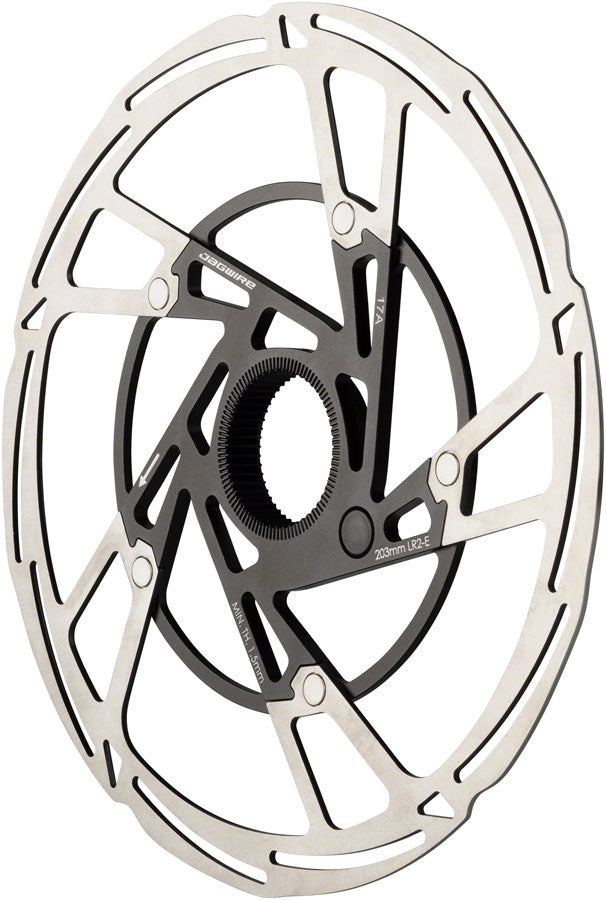 Jagwire Pro LR2-E Ebike Disc Brake Rotor with Magnet - 203mm, Center Lock, Silver/Black Free Shipping Best Pices