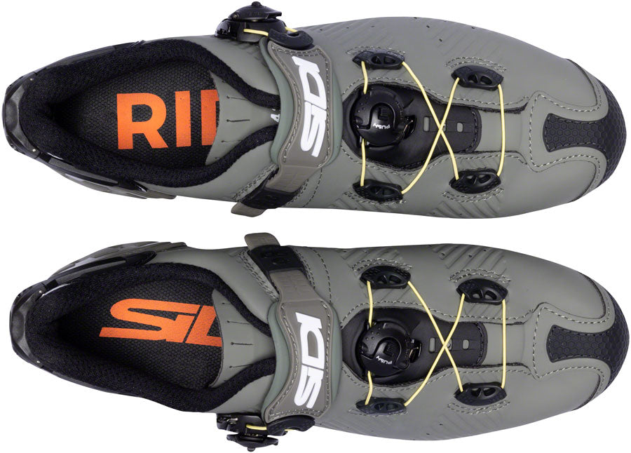 Sidi Drako 2S SRS Mountain Clipless Shoes - Men's, Military Yellow, 39.5