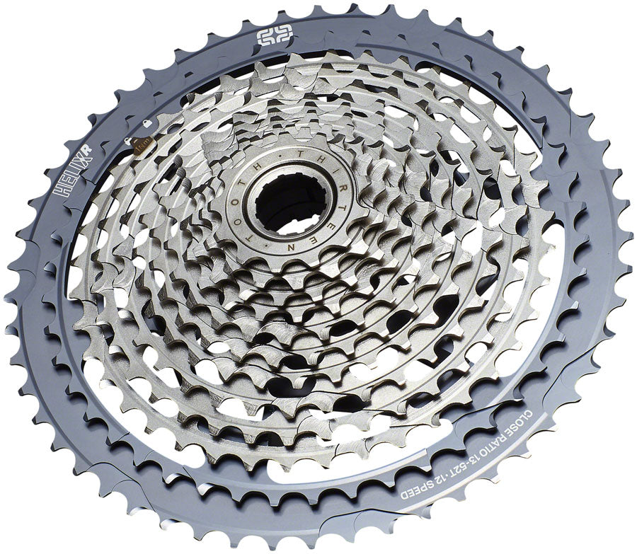 e*thirteen Helix Race Cassette - 12-Speed 13-52t, Gray Discount Manchester