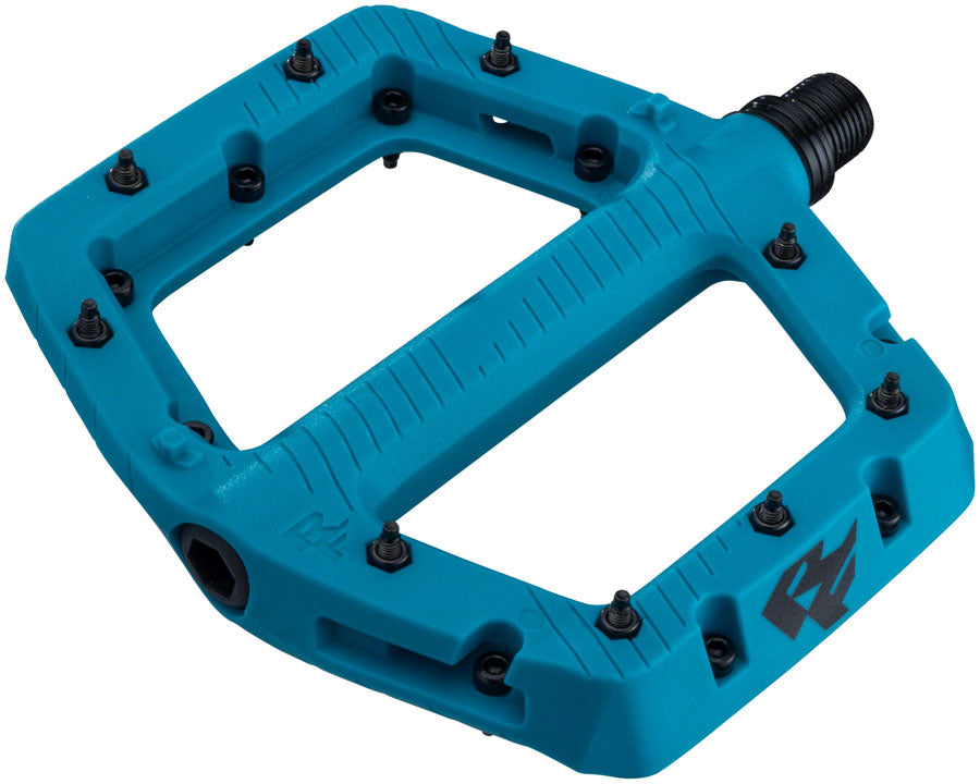 RaceFace Chester Pedals - Platform, Composite, 9/16, Large, Turquoise Free Shipping In China