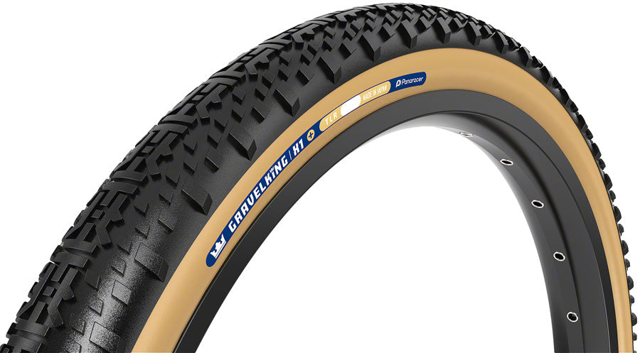 Panaracer GravelKing X1 Plus Tire - 700 x 45, Tubeless, Folding, Black/Brown Sale With Paypal