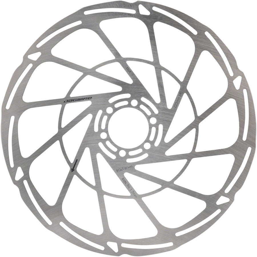 Jagwire Sport SR1 Disc Brake Rotor - 220mm, 6-Bolt, Silver Outlet 2025 Unisex