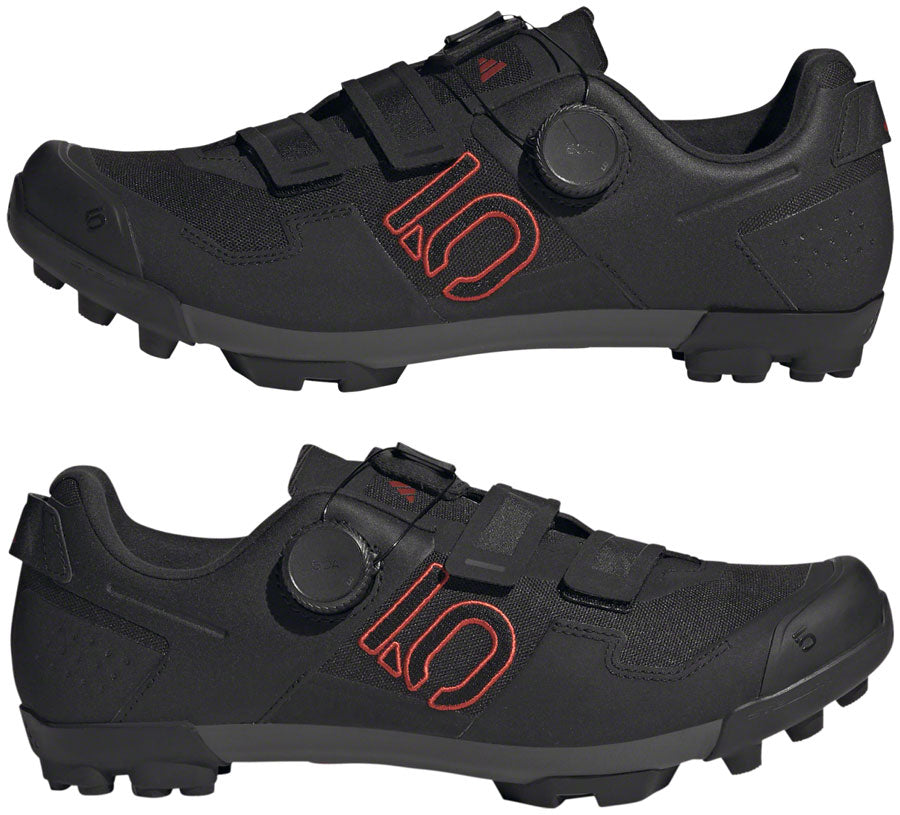 Five Ten Kestrel BOA Clipless Shoes - Men's, Core Black/Gray Six/Gray Four, 9