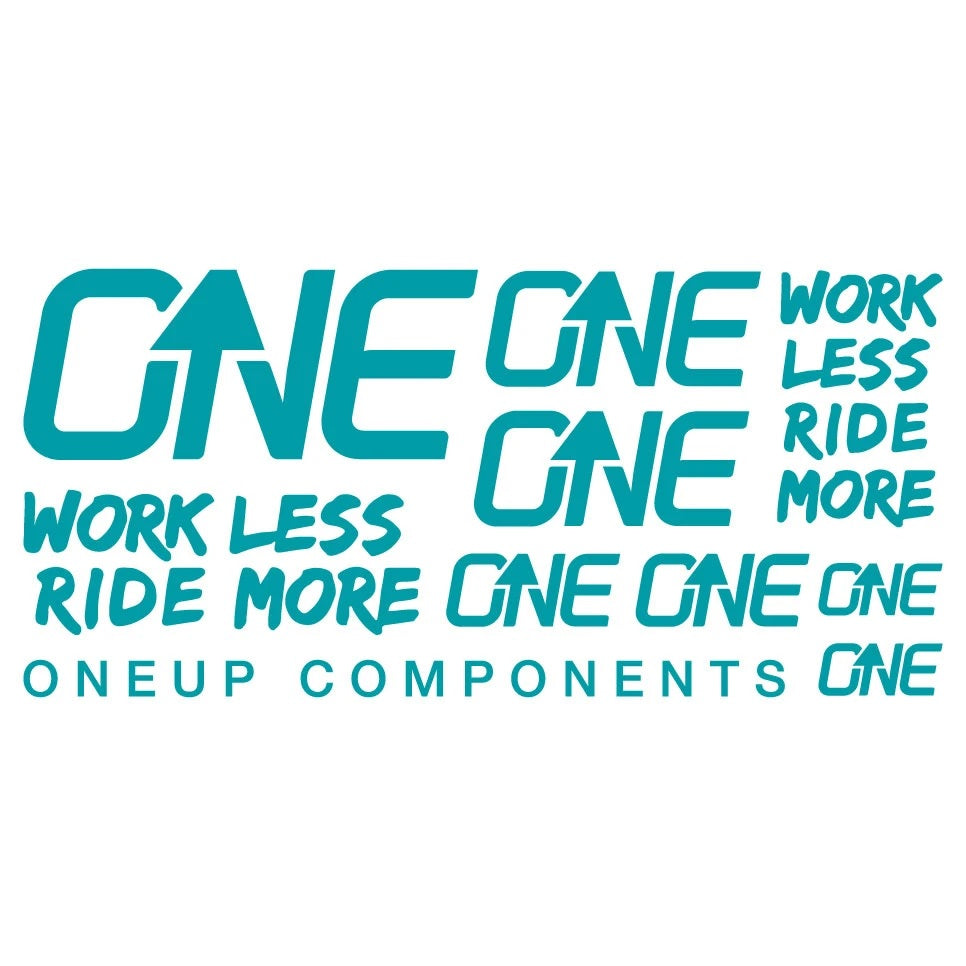 OneUp Components Handlebar Decal Kit Turquoise Cheap Pice Wholesale Pice