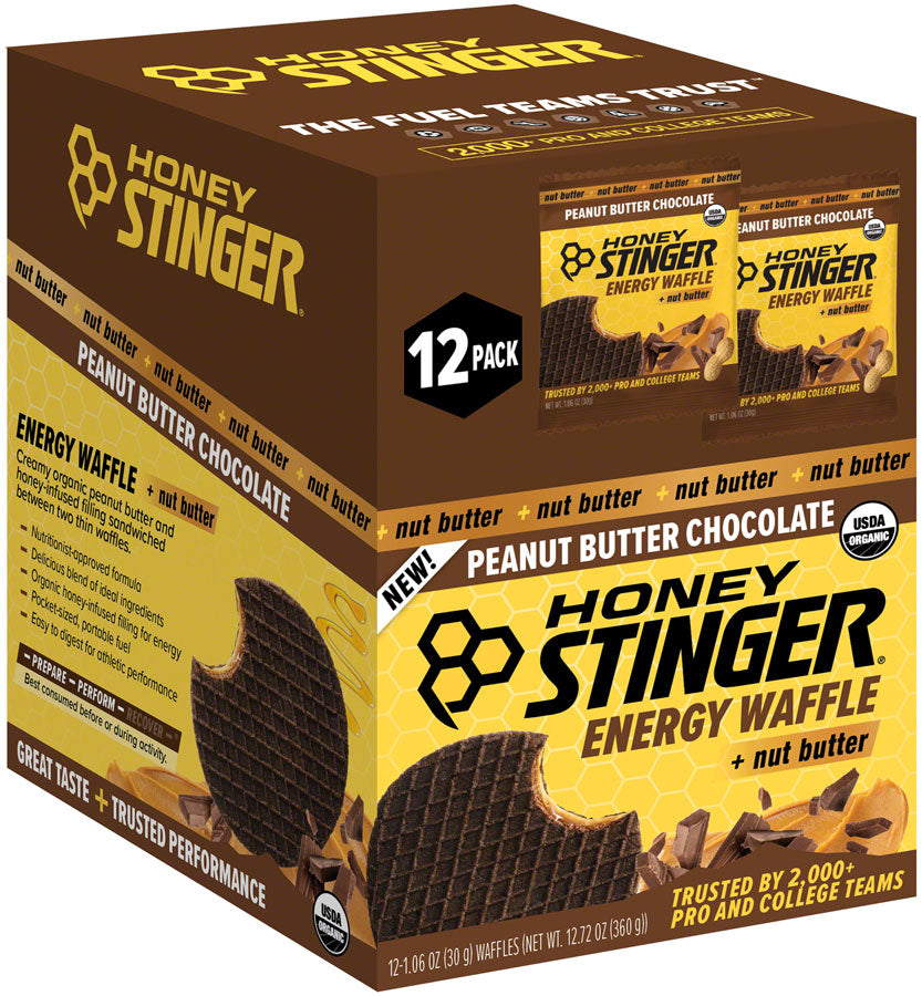 Honey Stinger Organic Waffle - Peanut Butter Chocolate, Box of 12 Sale Footlocker