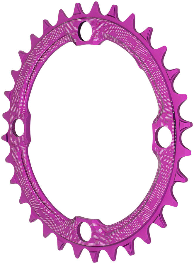 RaceFace 1x Narrow Wide Chainring - 32t, 104 BCD, 10-12 Speed, 7075 Aluminum, Purple Outlet 2025 Newest