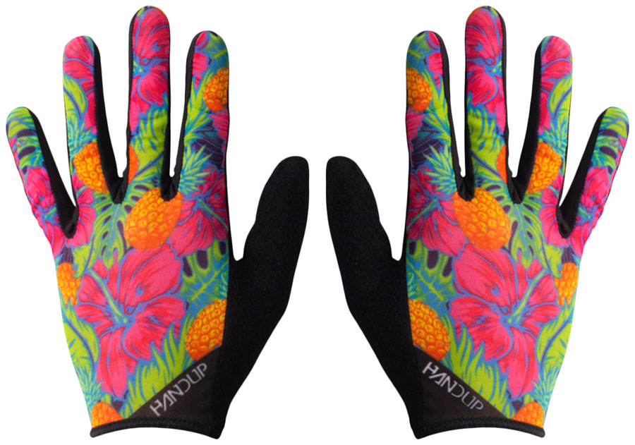 Handup Vented Gloves - Pineapples Carribbean, Full Finger, Small Limited Edition Online