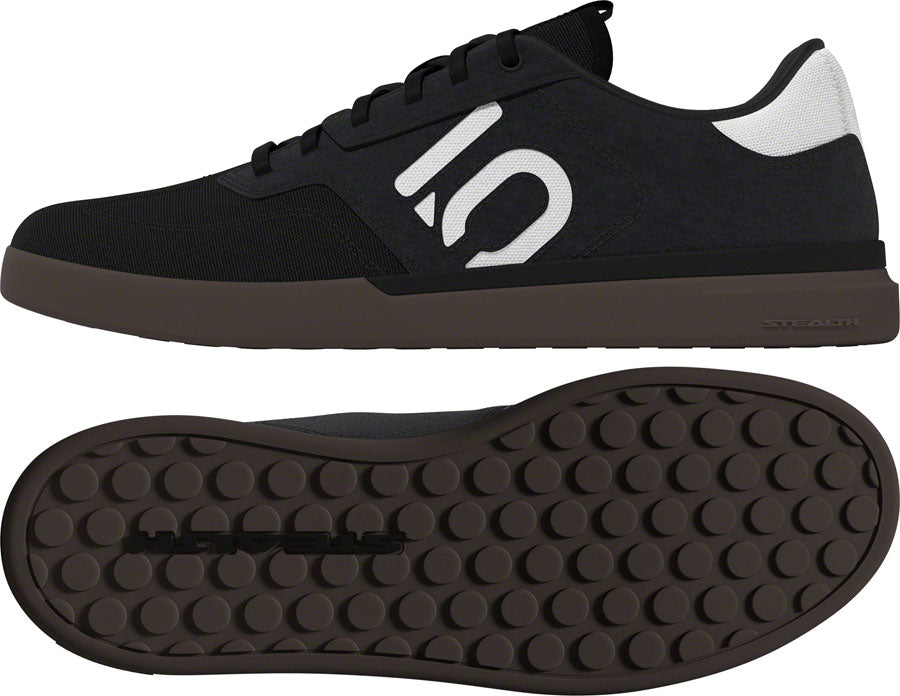 Five Ten Sleuth Canvas Flat Shoes - Men's, Core Black/Core Black/FTWR White, 9.5