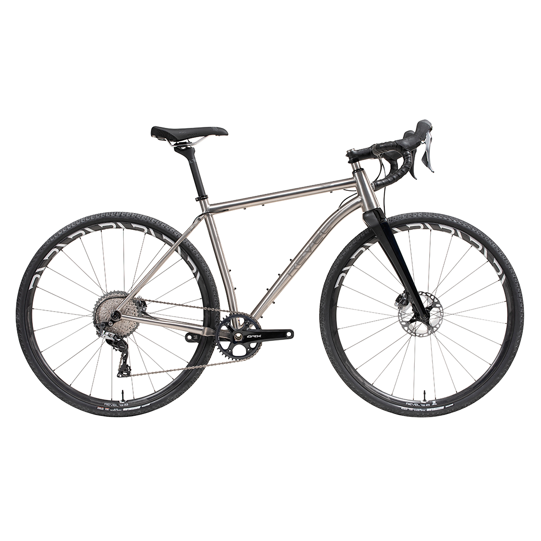 Revel R+ V4 Complete, SRAM Force AXS, Raw Titanium Cheap Sale Low Pice Fee Shipping