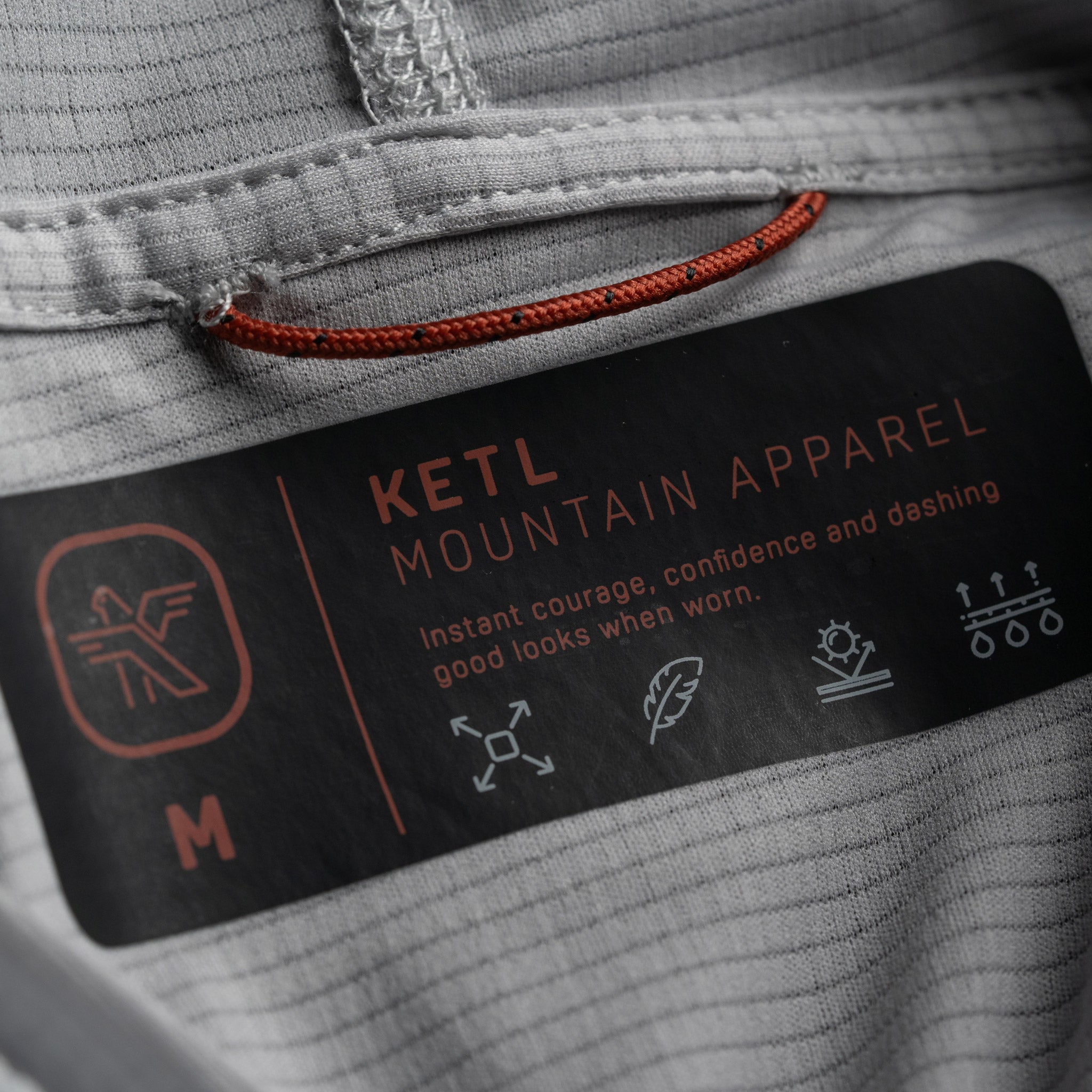 KETL Mtn Nofry Sun Hoodie - SPF/UPF 30+ Sun Protection Shirt Lightweight For Summer Travel - Cloud Men's