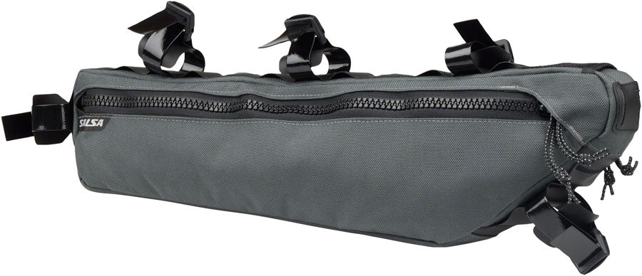 Salsa EXP Series Cholla Half-Frame Bag - Size 2, Gray With Credit Card Online