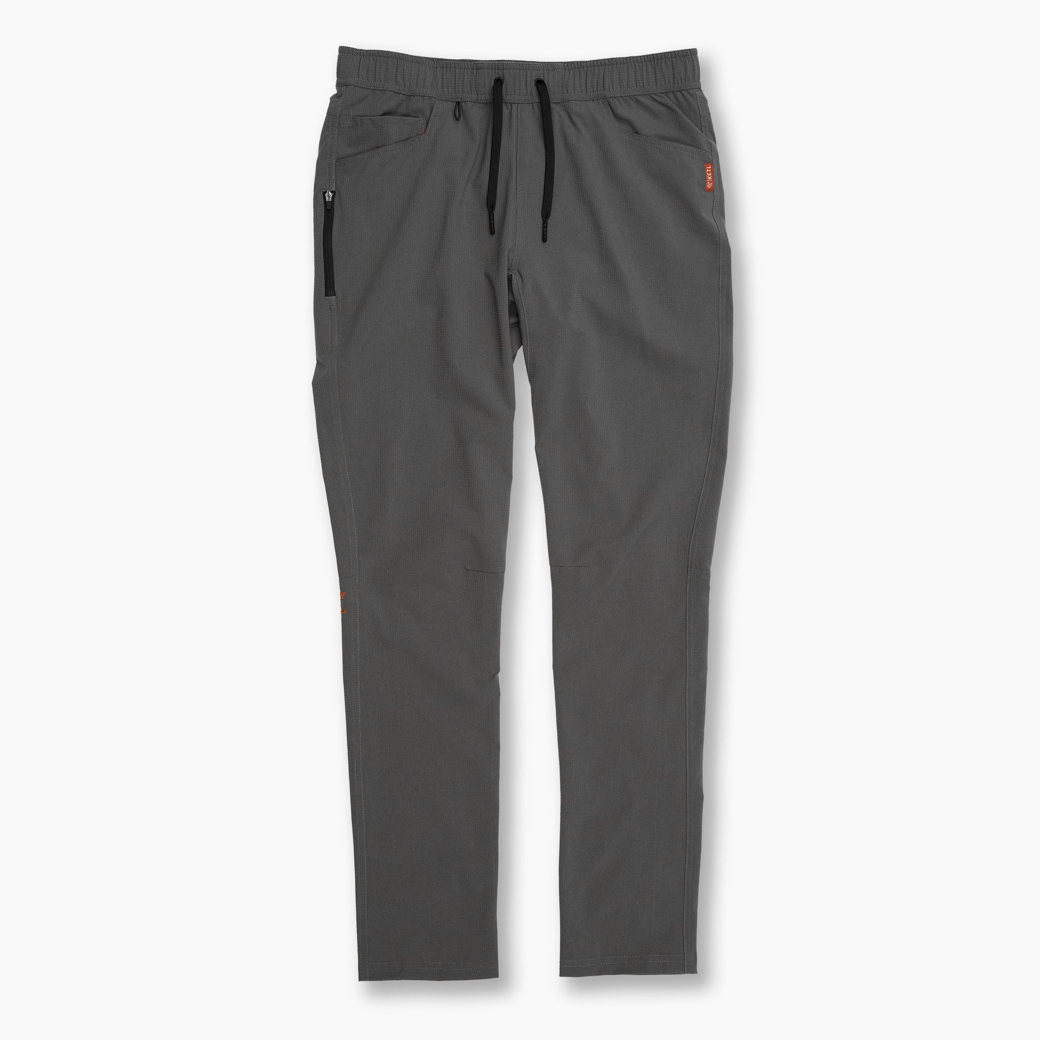 KETL Mtn Vent Lightweight Pants 34 Inseam: Summer Hiking & Travel - Ultra-Breathable, Packable & Stretchy - Grey Men's