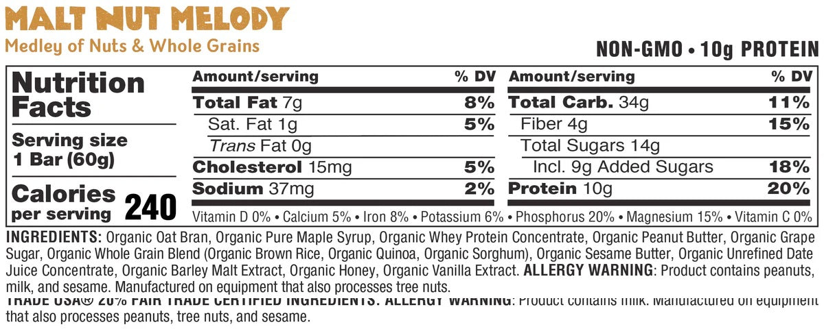 Jambar Malt Nut Melody - 12 Bar Box Visit New Online